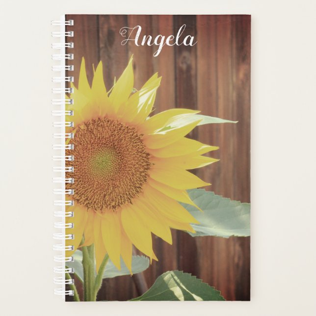 Planificateur de fleurs de tournesol (Devant)