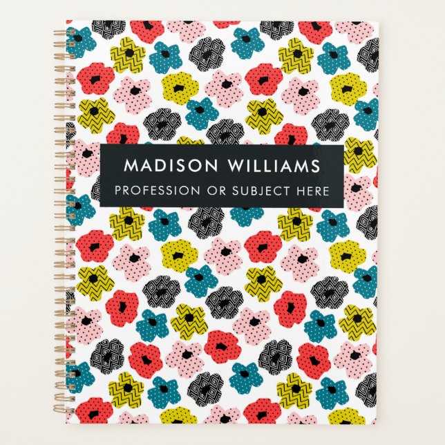 Planificateur de fleurs modernes minimes (Devant)