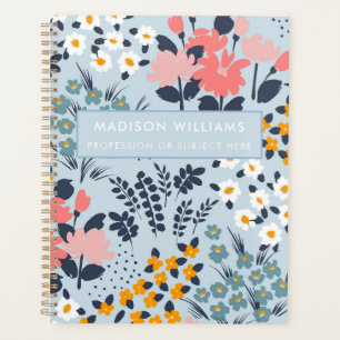 Planificateur de fleurs modernes minimes