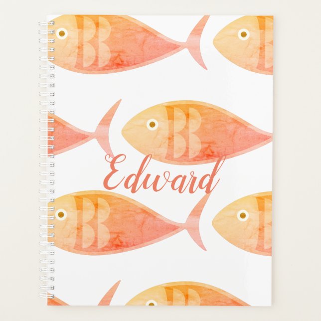 Planificateur de groupe de poissons saumons (Devant)