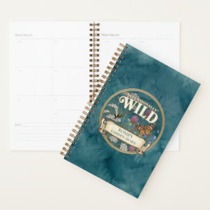 Planificateur de jardin sauvage sarcelle - Agenda