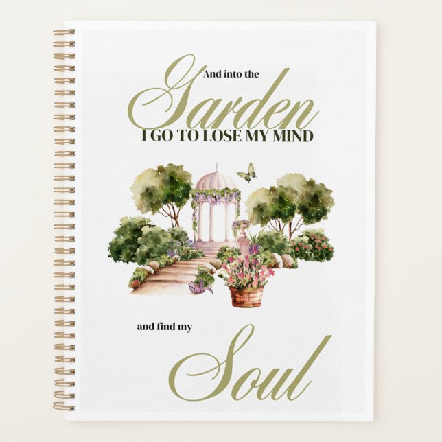 Planificateur de jardinage plante (Devant)