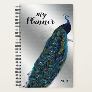 Planificateur de jour de lettre d'argent d'oiseau
