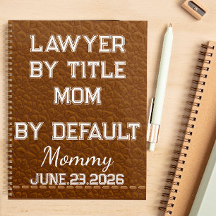 Planificateur de la fête des mères, maman avocate