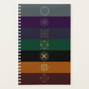 Planificateur de lignes Chakra Shadow Mandala