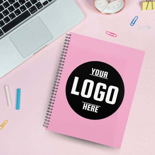 Planificateur de logo professionnel personnalisé 2 (Custom Business Logo Pink Planner 2026 – Personalized)