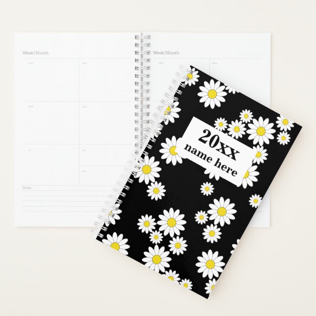 Planificateur de marguerite personnalisé (Devant avec enveloppe)