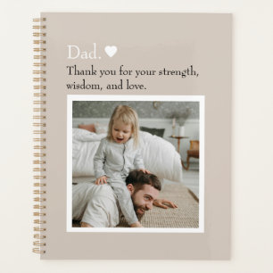 Planificateur de Merci papa personnalisé