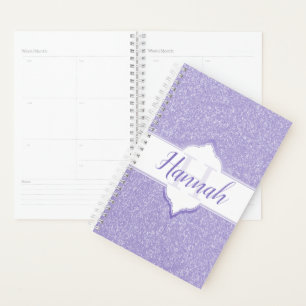 Planificateur de monogramme de Parties scintillant