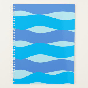 Planificateur de motif de vagues bleues