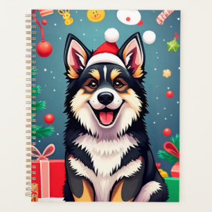 Planificateur de Noël pour chien Chapeau de Père N