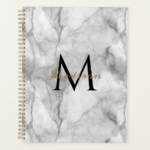 Planificateur de nom de monogramme personnalisé en