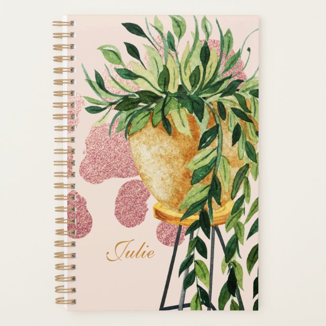 Planificateur de nom de script de plante de pothos (Devant)