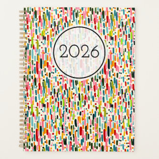 Planificateur de plaisir avec confettis
