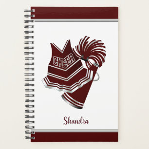 Planificateur de Pom-pom girl Maroon