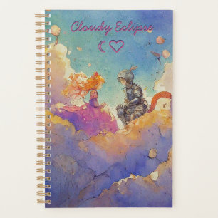 Planificateur de princesse fille chat kawaii et ga