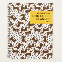 Planificateur de sitter pour chien d'affaires Moti