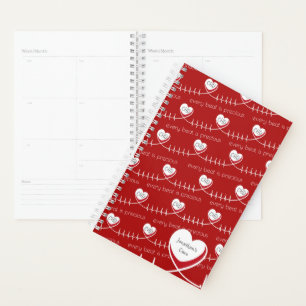 Planificateur de soins cardiaques Red CHD personna