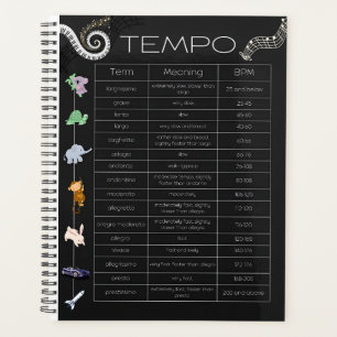 Planificateur de tableau de tempo musical