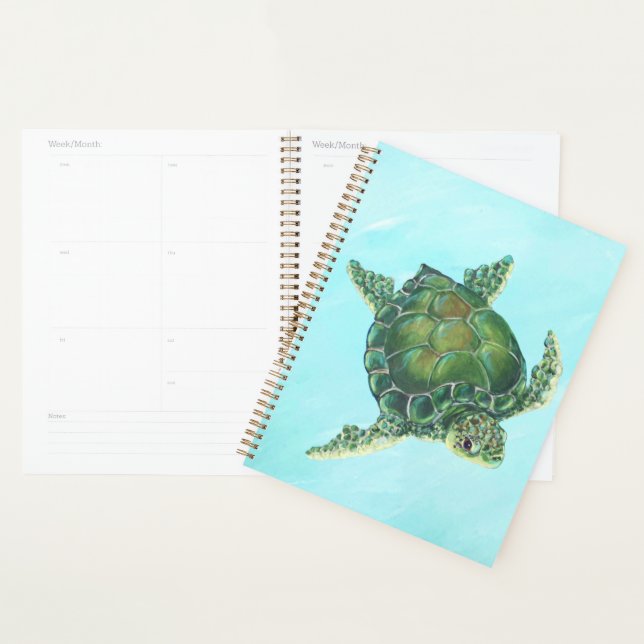 Planificateur de tortues marines (Devant avec enveloppe)
