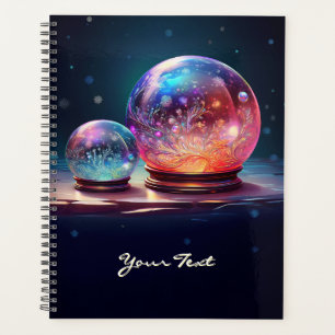Planificateur de vacances de Noël Crystal Snowball