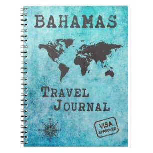 Planificateur de voyages Bahamas Travel Journal