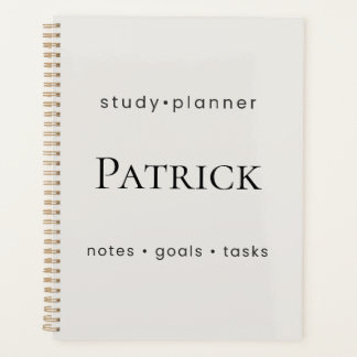 Planificateur d'étude personnalisé Étudiant hebdom