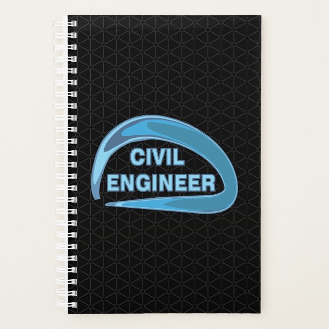 Planificateur du génie civil bleu (Devant)