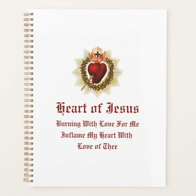 Planificateur du Sacré-Cœur de Jésus (Devant)