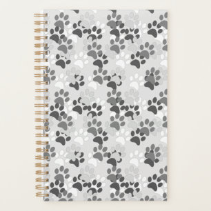 Planificateur Empreinte de patte gris