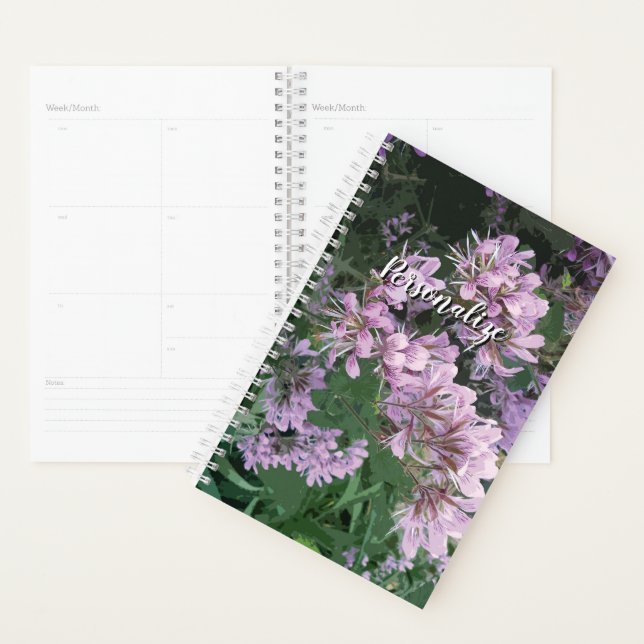 Planificateur en spirale personnalisé avec impress (Devant avec enveloppe)