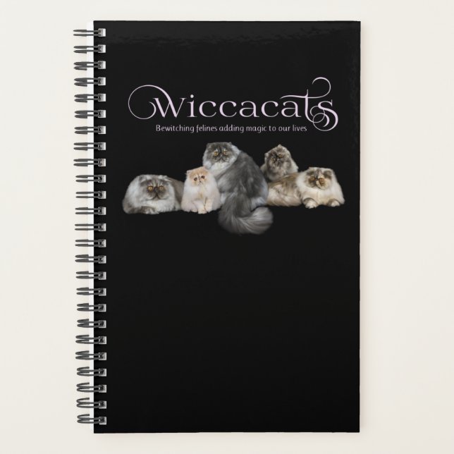 Planificateur en spirale WiccaCats (Devant)