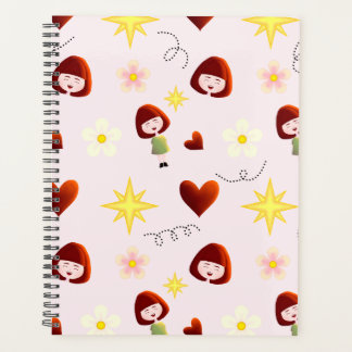 Planificateur Fille Floral Mignon