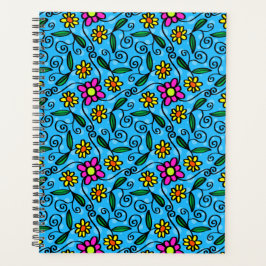 Planificateur floral Abstrait