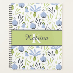 Planificateur Floral Monogrammé