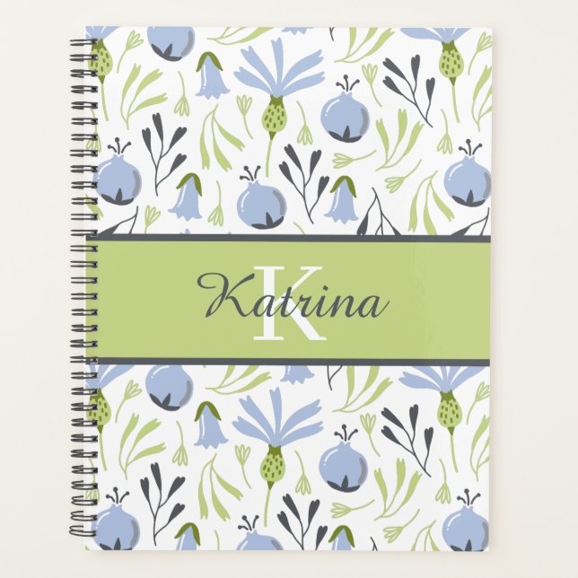 Planificateur Floral Monogrammé (Devant)