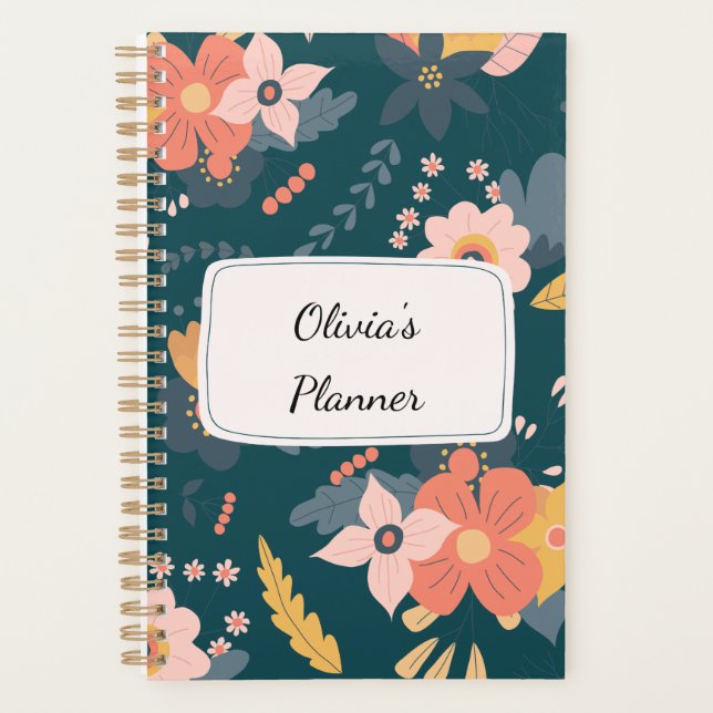 Planificateur floral - Personnalisé (Devant)