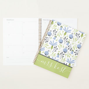Planificateur floral pour enseignant