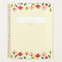 Planificateur floral – Thème floral élégant