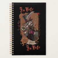 Planificateur hebdomadaire de lapin blanc