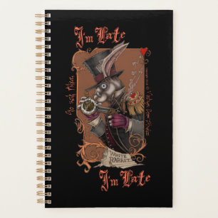 Planificateur hebdomadaire de lapin blanc