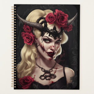 Planificateur Hebdomadaire Gothique Zombie Babe -