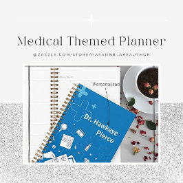 Planificateur mensuel de thème Médicale