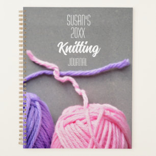 Planificateur mensuel de tricot au crochet Journal