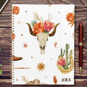 Planificateur mensuel Western Boho
