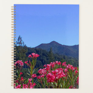 Planificateur Mont Tamalpais aux fleurs roses