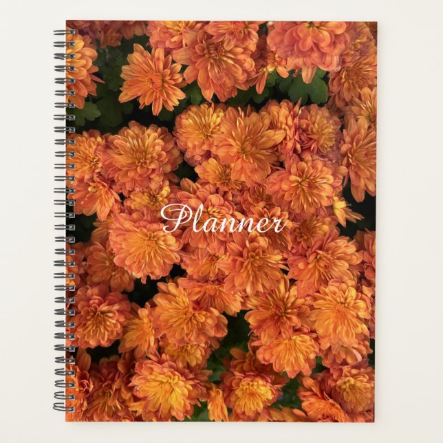 Planificateur Orange Mums (Devant)