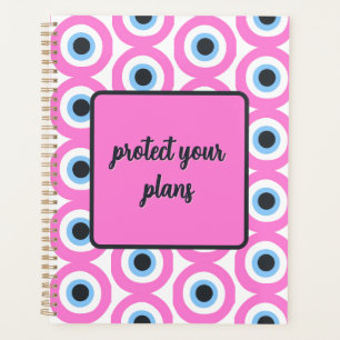 planificateur personnalisable œil mauvais rose 🧿