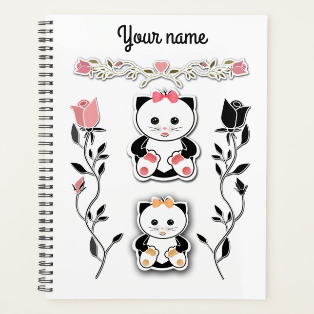 Planificateur, personnalisation, scrapbook (Devant)