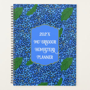 Planificateur personnalisé à motif floral d'horten